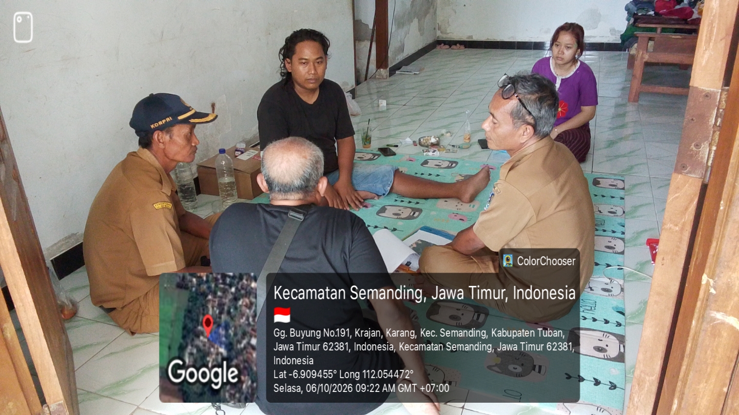 Kelurahan Karang Tindak Lanjuti Laporan Warga Terkait Pembuangan Limbah Pabrik Pentol