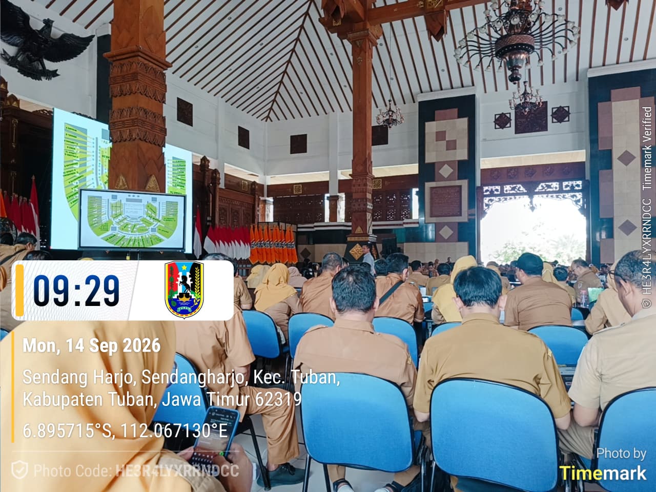 “Transformasi Digital Pemerintahan, Rapat Koordinasi dan Publikasi Aplikasi E-Monev Digelar di Pendopo Kridho Manunggal”